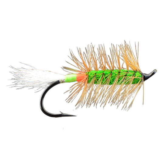 Green Machine White Tail Salmon Fly