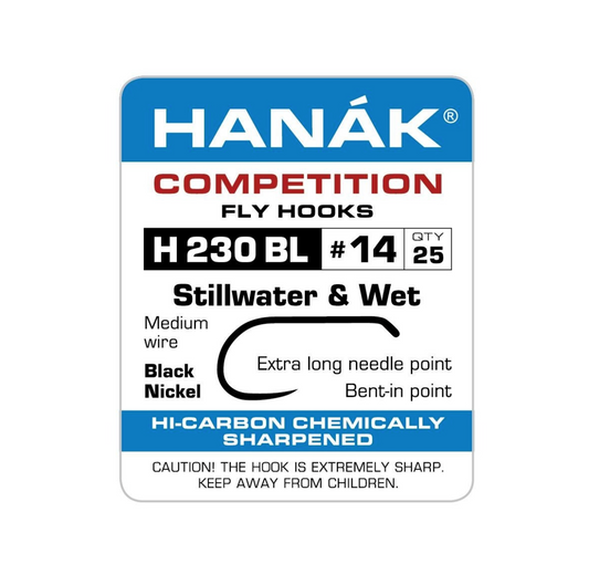 Hanak 230 BL Stillwater/Wetfly (Nymph) Hook