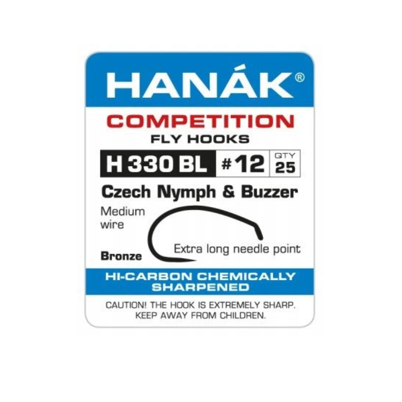 Hanak 330 BL Czech Nymph & Buzzer Hook