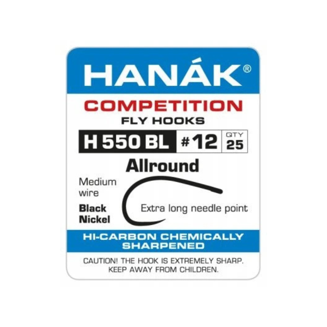 Hanak 550 Allround Long Barbless Hooks