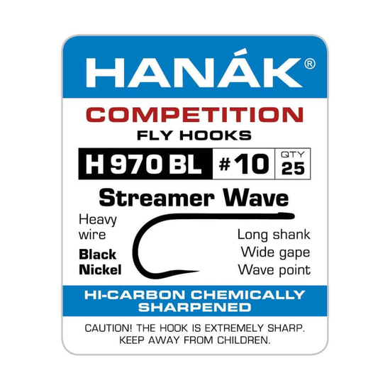 Hanak 970BL Streamer Wave Barbless Hook