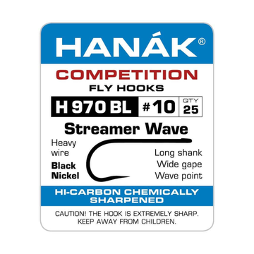 Hanak 970BL Streamer Wave Barbless Hook