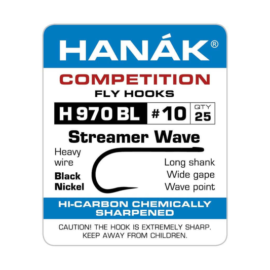Hanak 970BL Streamer Wave Barbless Hook
