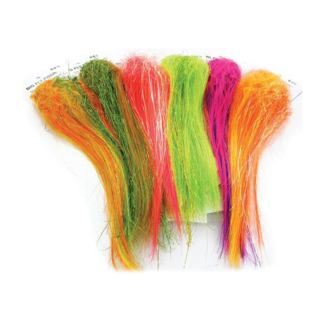 Hedron Curled Big Fly Fiber Flash Blend