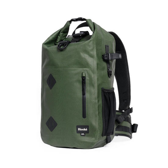 Hooke 30L Dry Backpack dark green