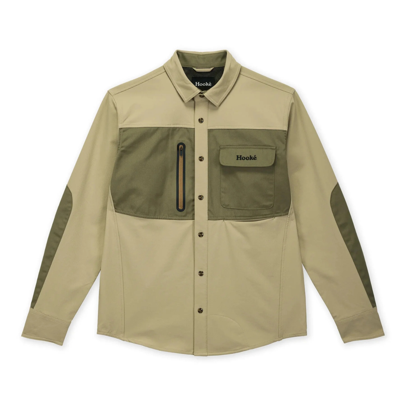 Hooke Men's Field Shirt safari burnt olive