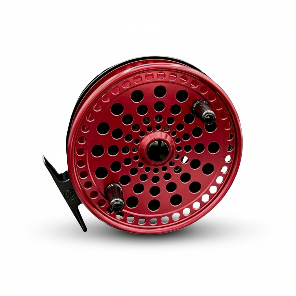 Kingpin  Imperial 475 Centrepin Reel red