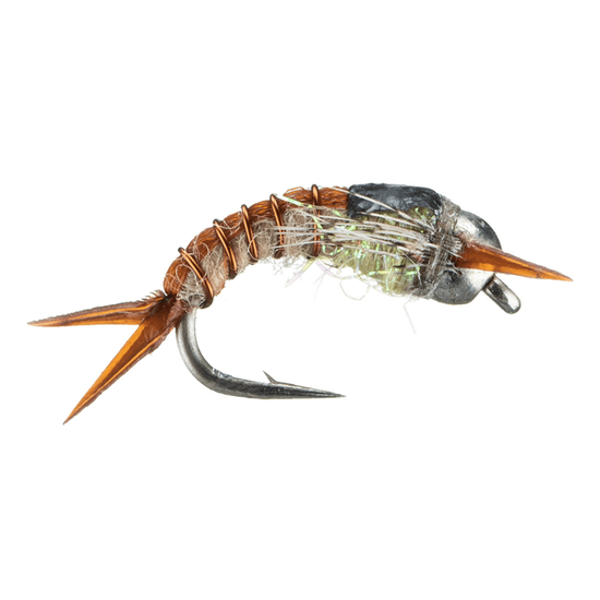 Kyle's Bead Head Curved Hook Yellow Sally Nymph