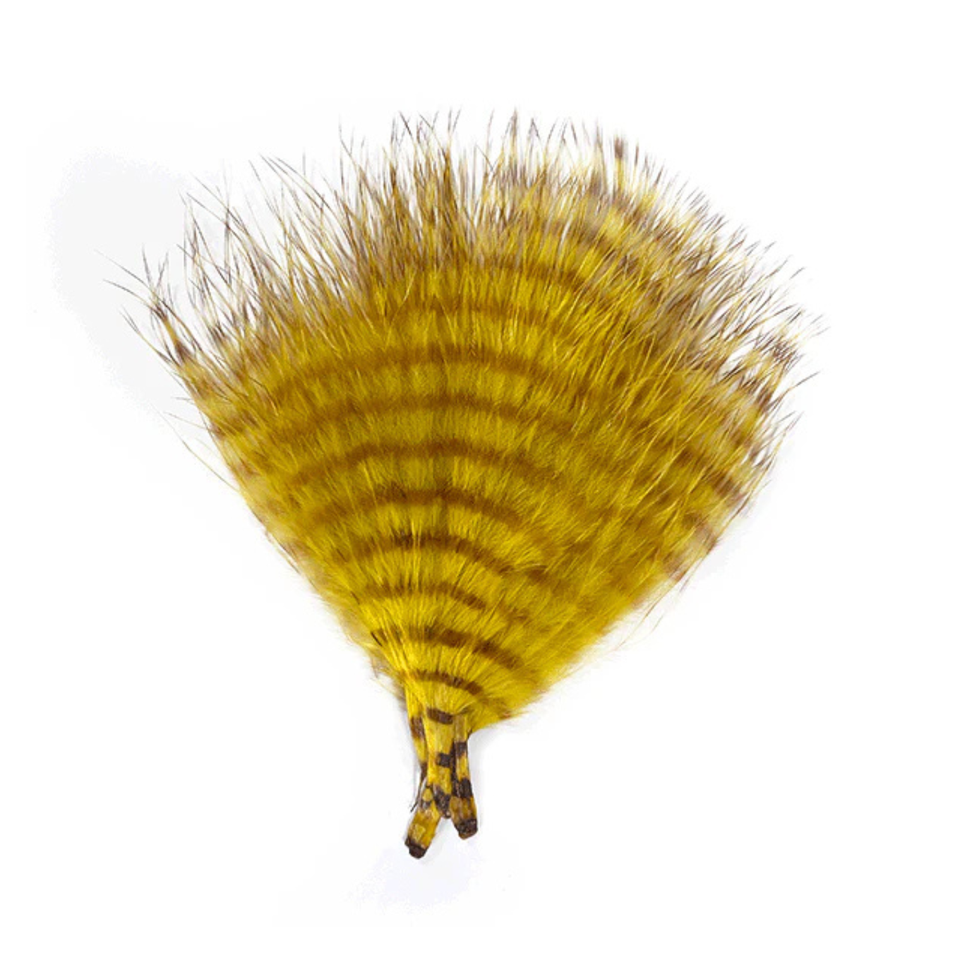 MFC Mini Barred Marabou Yellow Brown