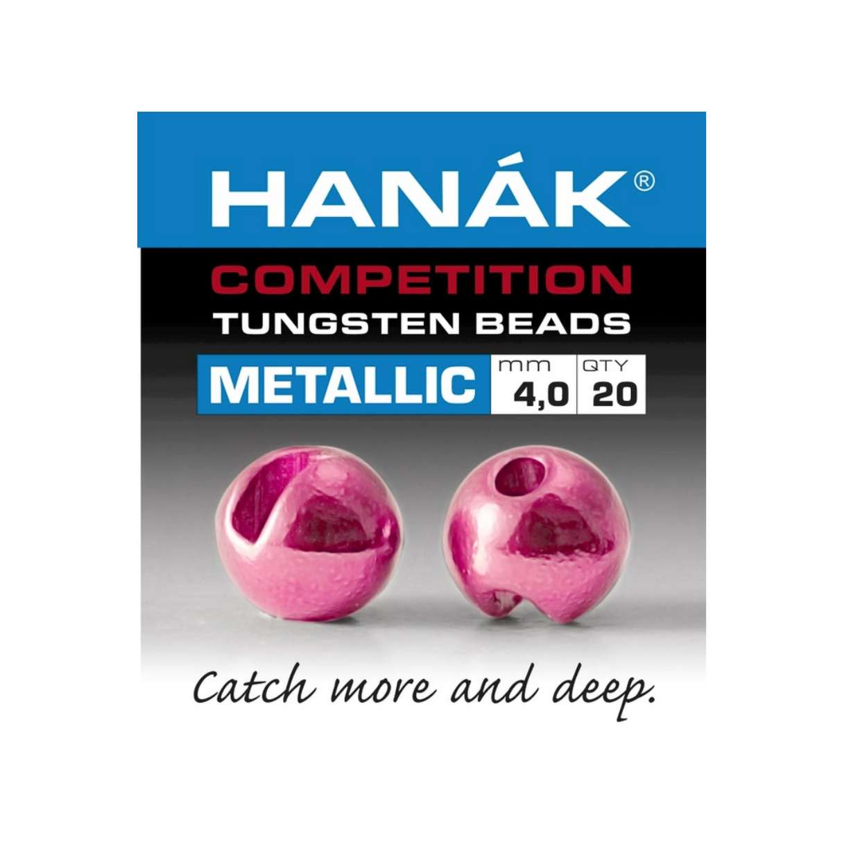 Hanak Round Slotted Tungsten Beads