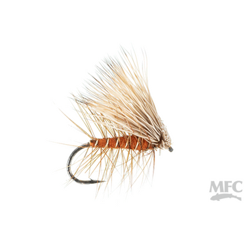 Orange Elk Hair Caddis Dry Fly