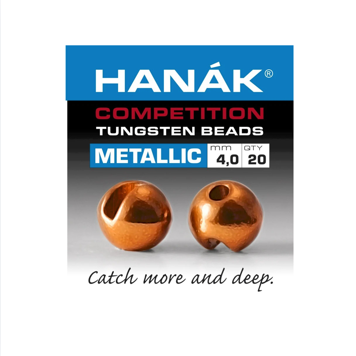 Hanak Round Slotted Tungsten Beads