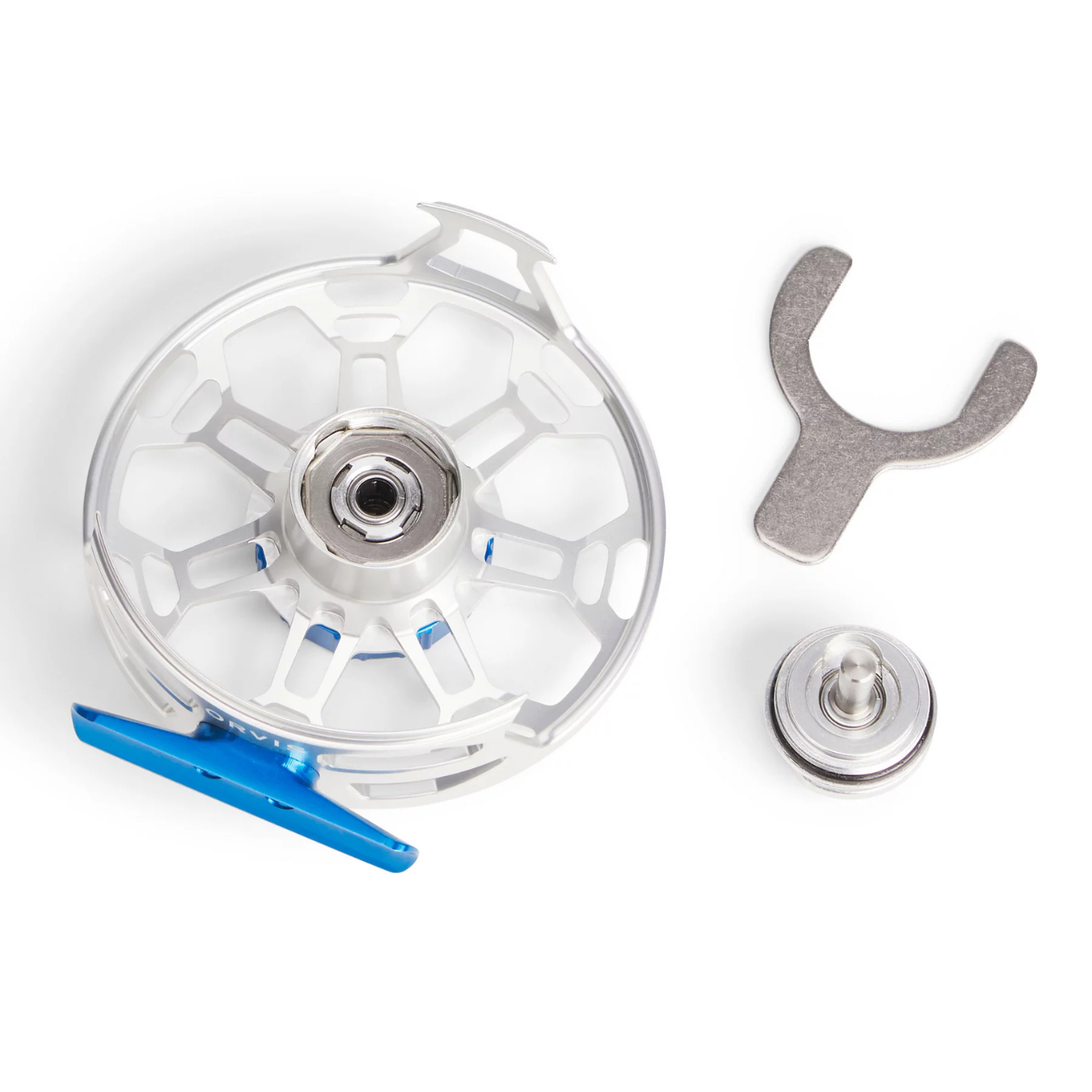 Orvis Ratio Fly Reel silver deep sea