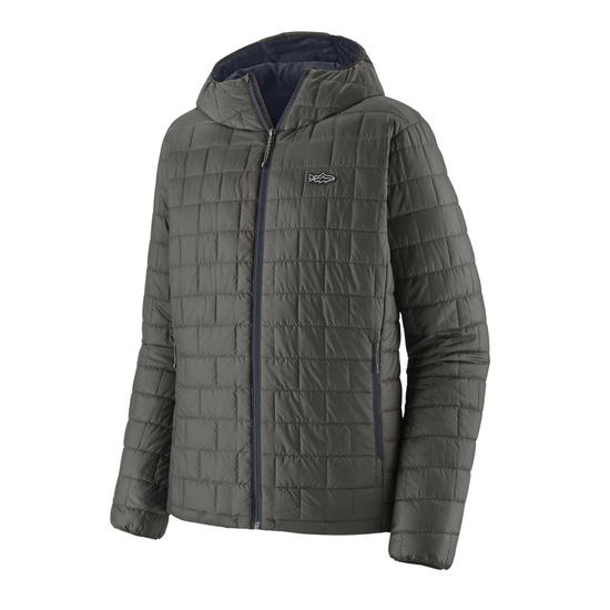 Patagonia - Men's Nano Puff Hoody Fitz Roy Trout forge grey