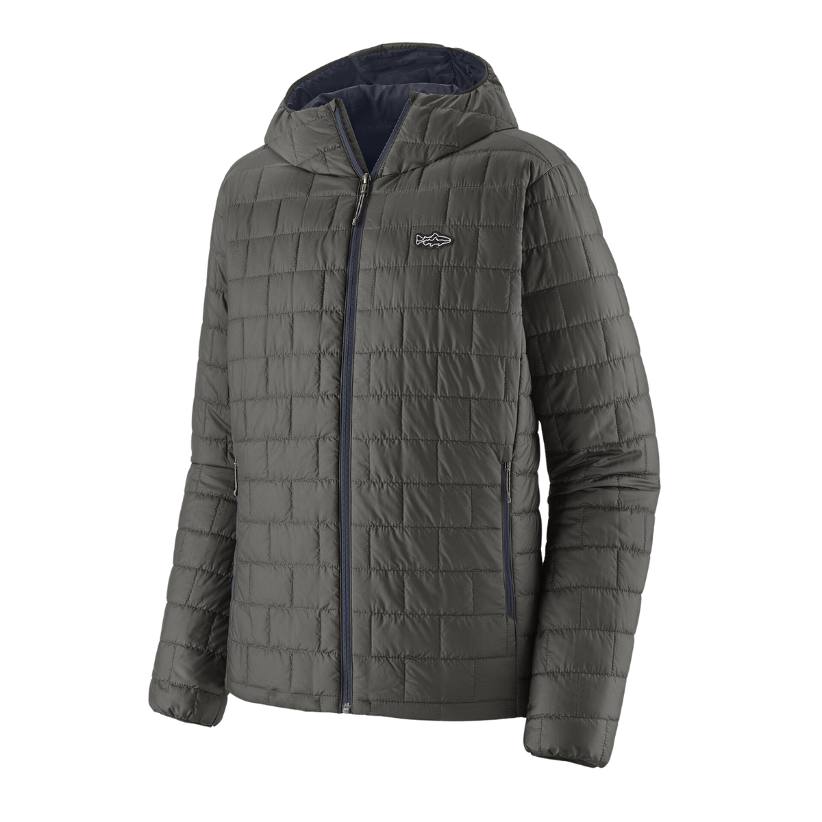 Patagonia - Men's Nano Puff Hoody Fitz Roy Trout forge grey
