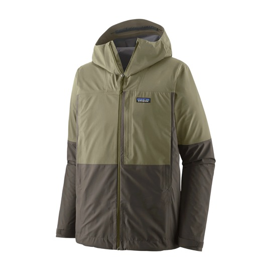 Patagonia Men's Boulder Fork Rain Jacket forge grey river rock green