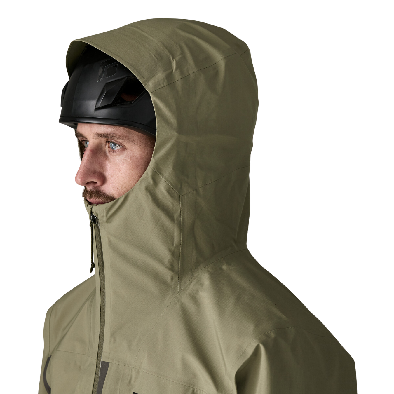 Patagonia Men's Boulder Fork Rain Jacket forge grey river rock green