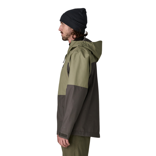 Patagonia Men's Boulder Fork Rain Jacket forge grey river rock green