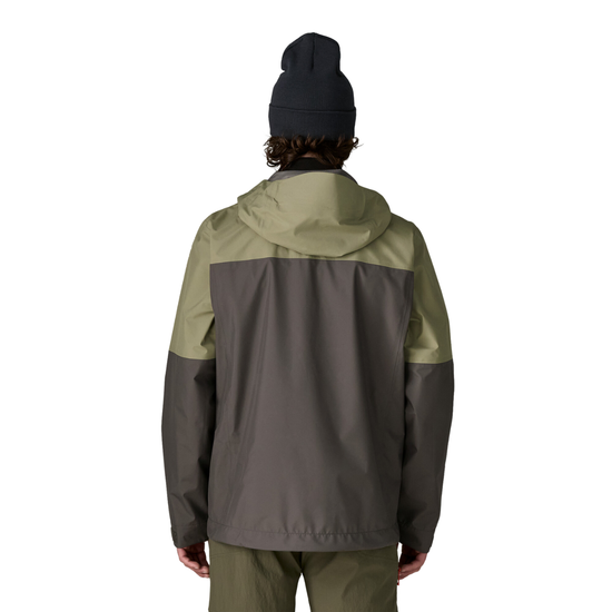 Patagonia Men's Boulder Fork Rain Jacket forge grey river rock green