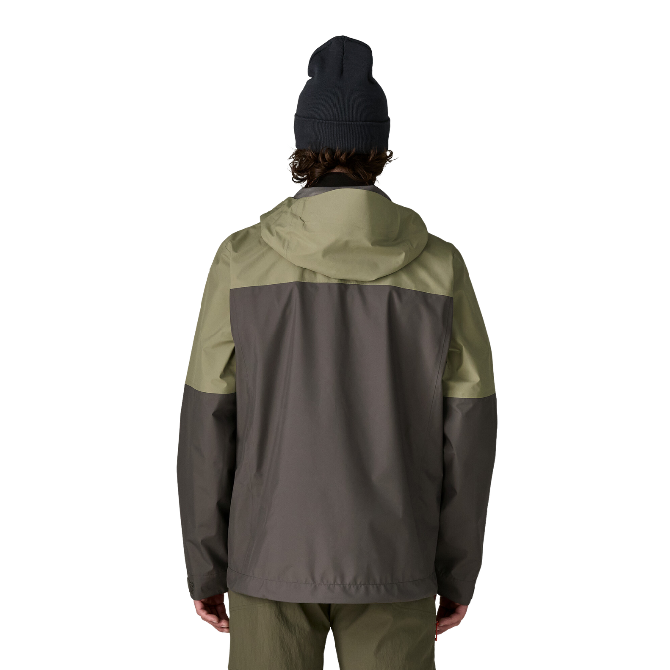 Patagonia Men's Boulder Fork Rain Jacket forge grey river rock green
