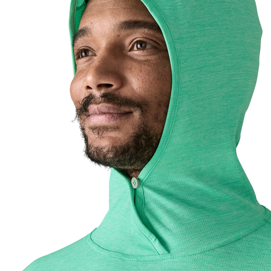 Patagonia Men's Cap Cool Sun Hoody aqua stone