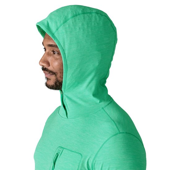 Patagonia Men's Cap Cool Sun Hoody aqua stone