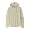 Patagonia Men's Capilene Cool Sun Hoody - Casting Logo dyno white