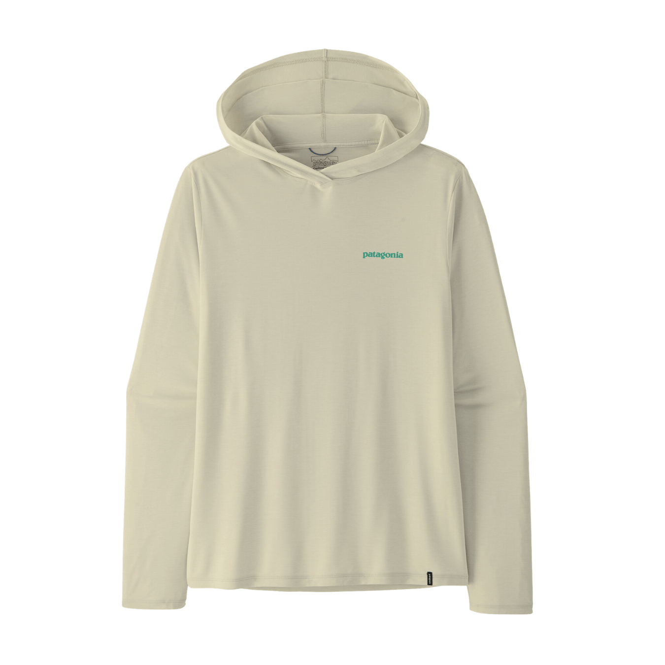Patagonia Men's Capilene Cool Sun Hoody - Casting Logo dyno white
