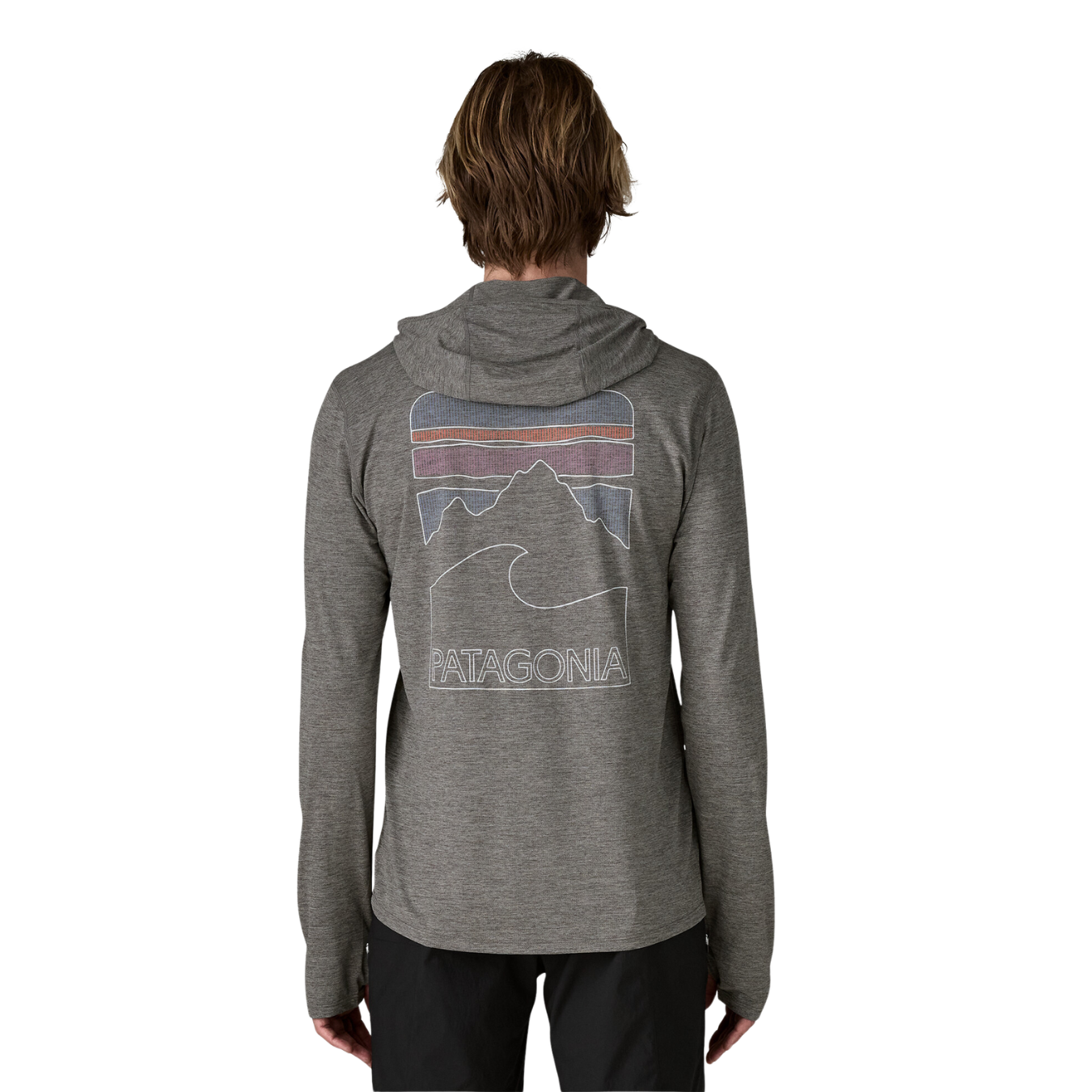 Patagonia Men's Capilene Cool Sun Hoody - Peak Visions forge grey