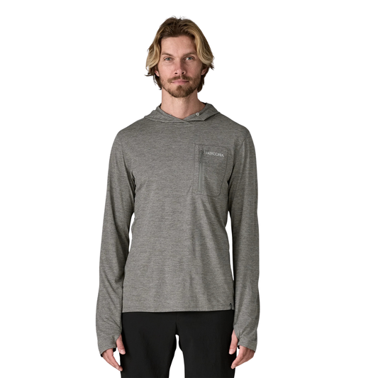 Patagonia Men's Capilene Cool Sun Hoody - Peak Visions forge grey