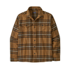 Patagonia Men's Fjord Flannel Shirt catch deer brown