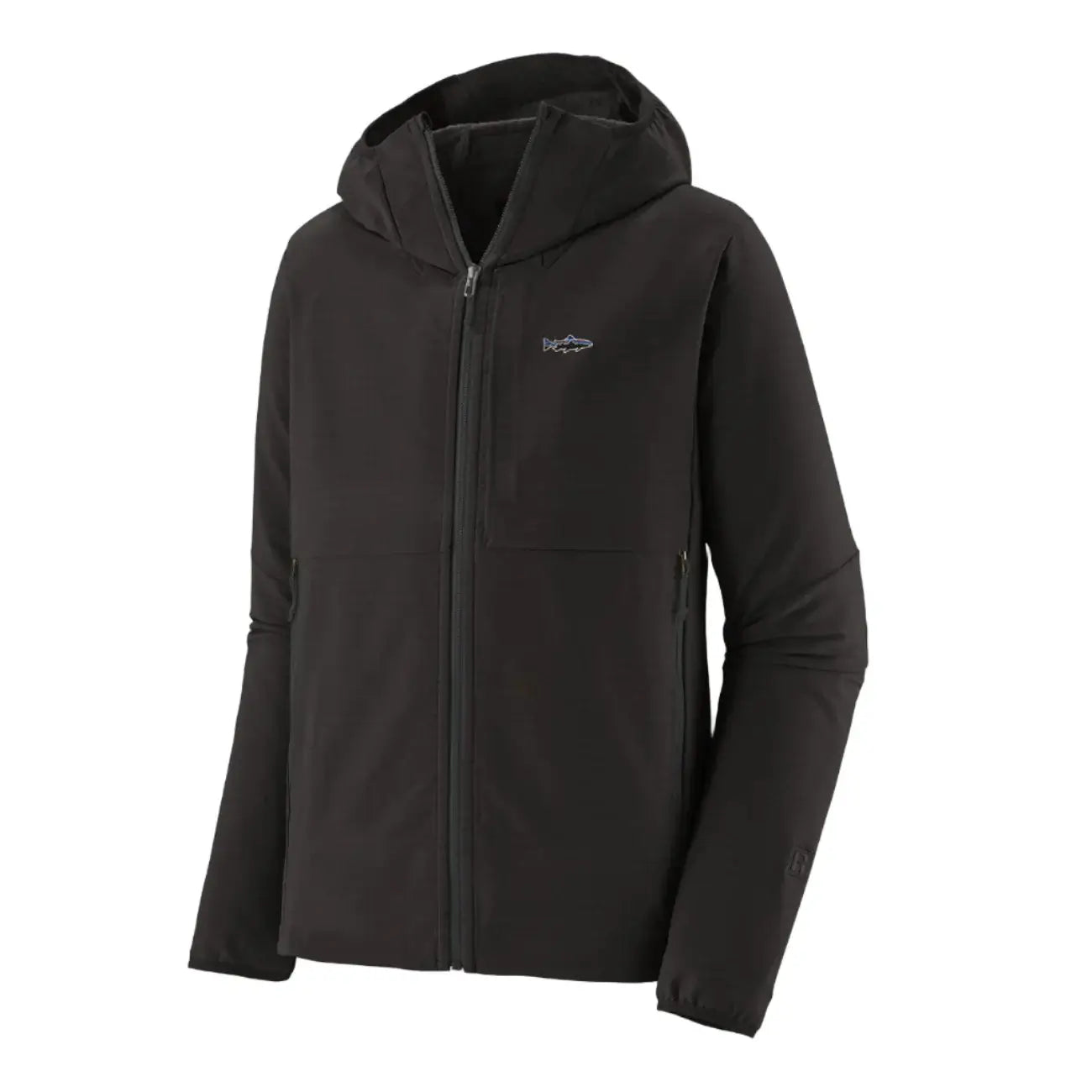Patagonia Men's R1 TechFace Fitz Roy Trout Hoody black