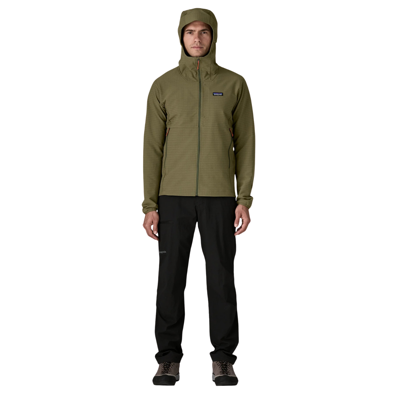 Patagonia Men's R1 TechFace Hoody basin green