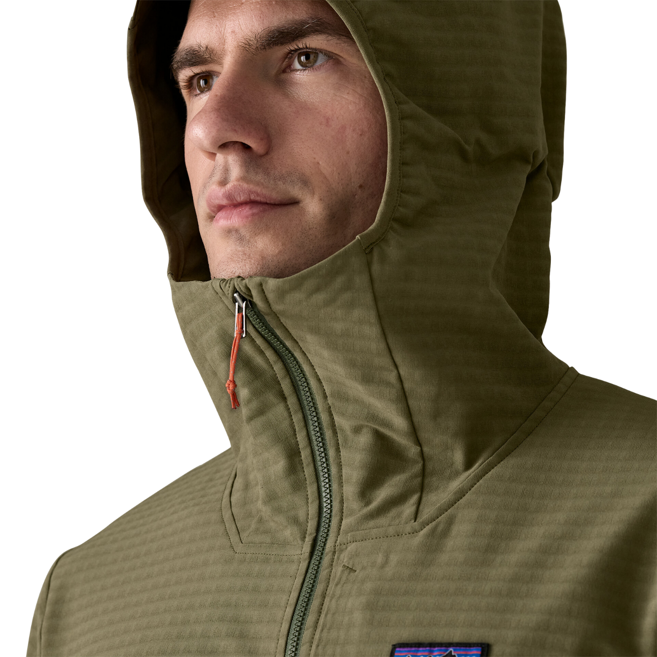 Patagonia Men's R1 TechFace Hoody basin green