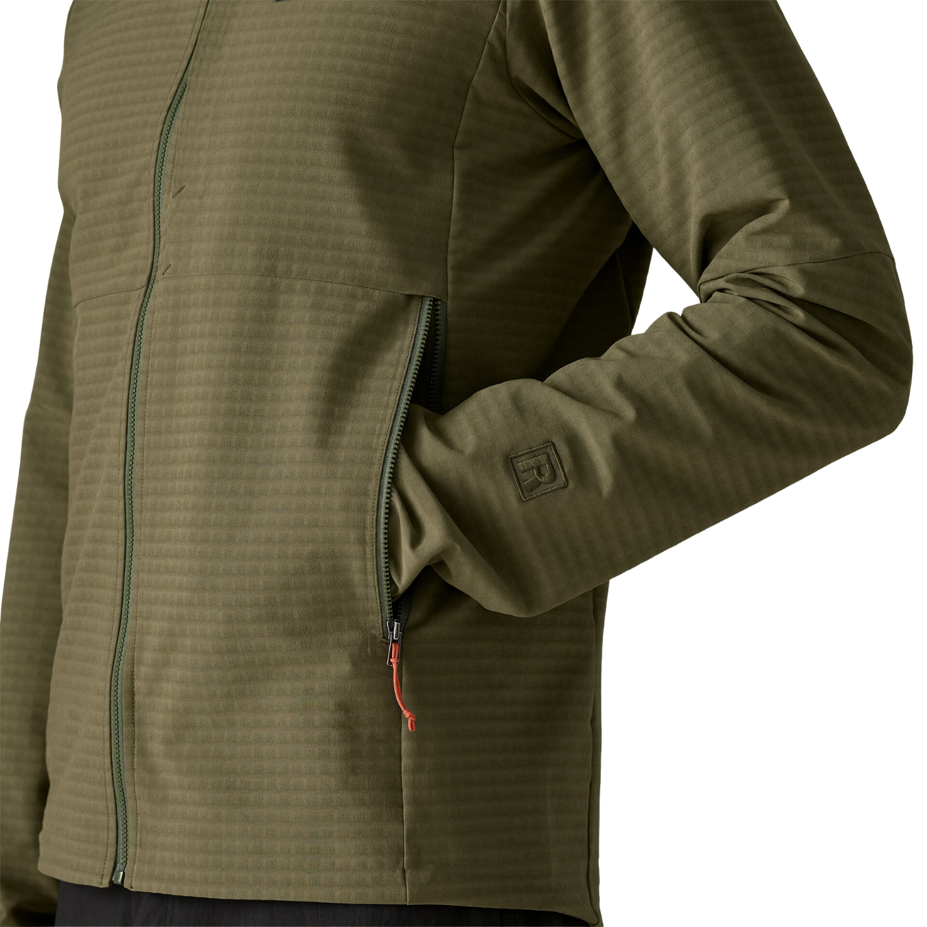 Patagonia Men's R1 TechFace Hoody basin green