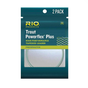 RIO Powerflex Plus Tapered Leader 9' 2-Pack