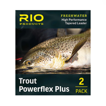 RIO Powerflex Plus Tapered Leader 12' 2-Pack