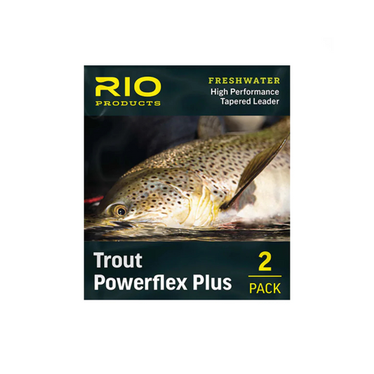 RIO Powerflex Plus Tapered Leader 12' 2-Pack