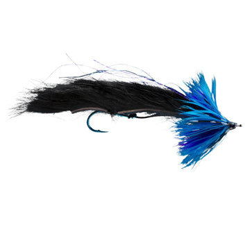RIO String Leech Steelhead Fly blue black