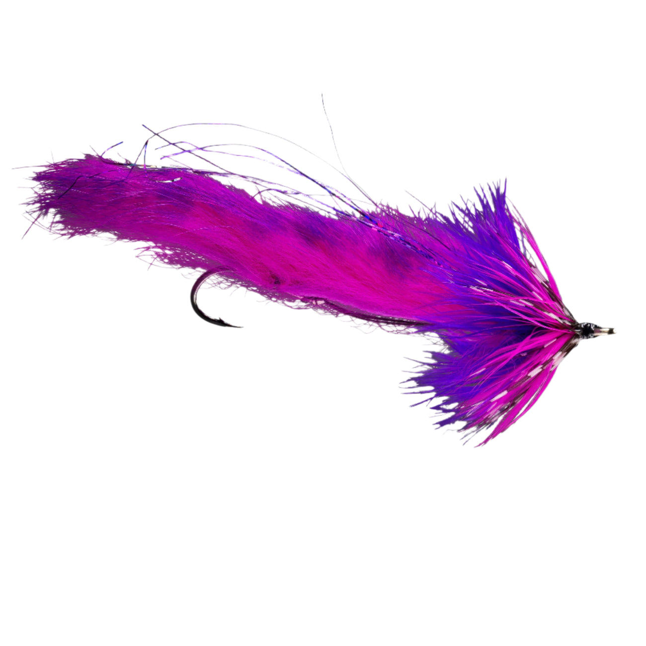 RIO String Leech Steelhead Fly pink purple