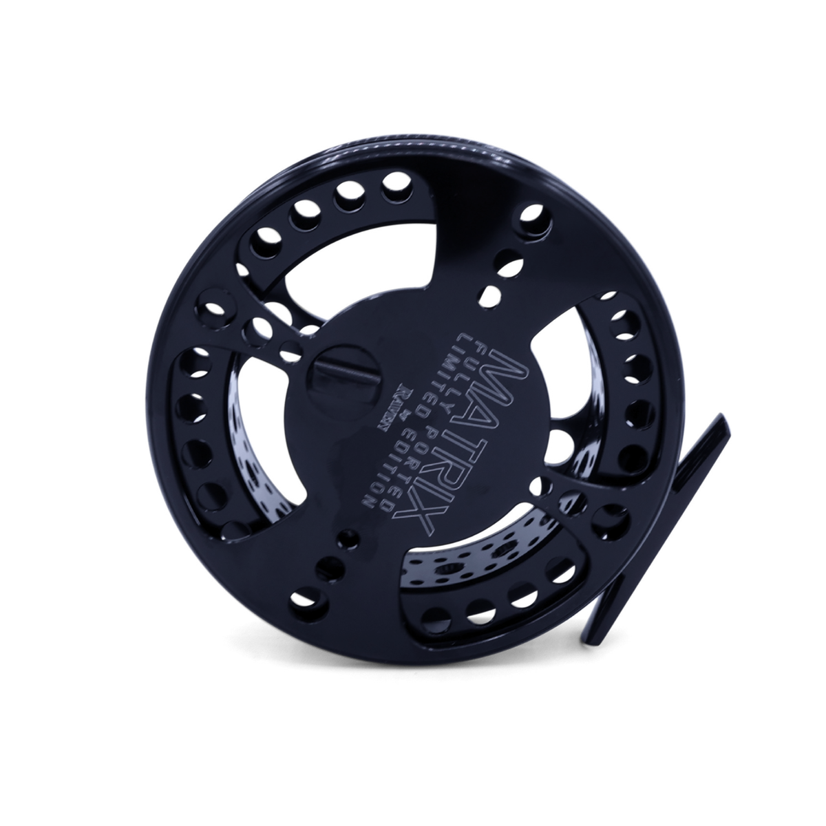Raven Matrix Limited Edition Centerpin Reel 4 3/4" Black