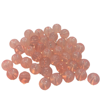 River Reaper Clear Glass Beads pink_kiss