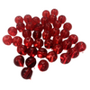 River Reaper Clear Glass Beads sangue