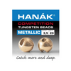 Hanak Round Slotted Tungsten Beads