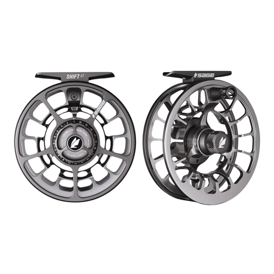 Sage Shift LT Fly Reel Silver Pine