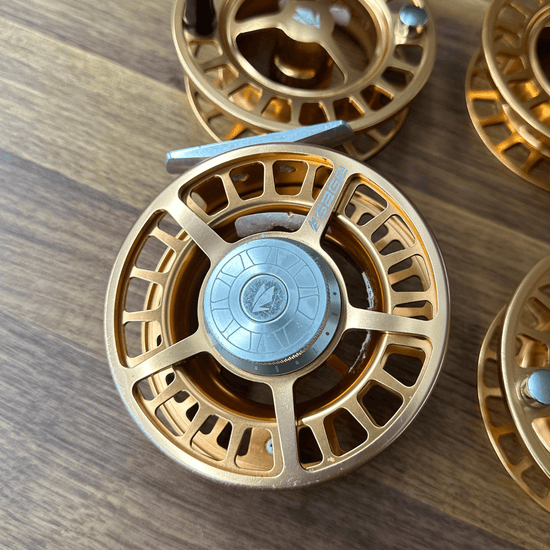 Sage Spectrum 7/8 Copper Fly Reel + 3 Platinum Spools - Consignment