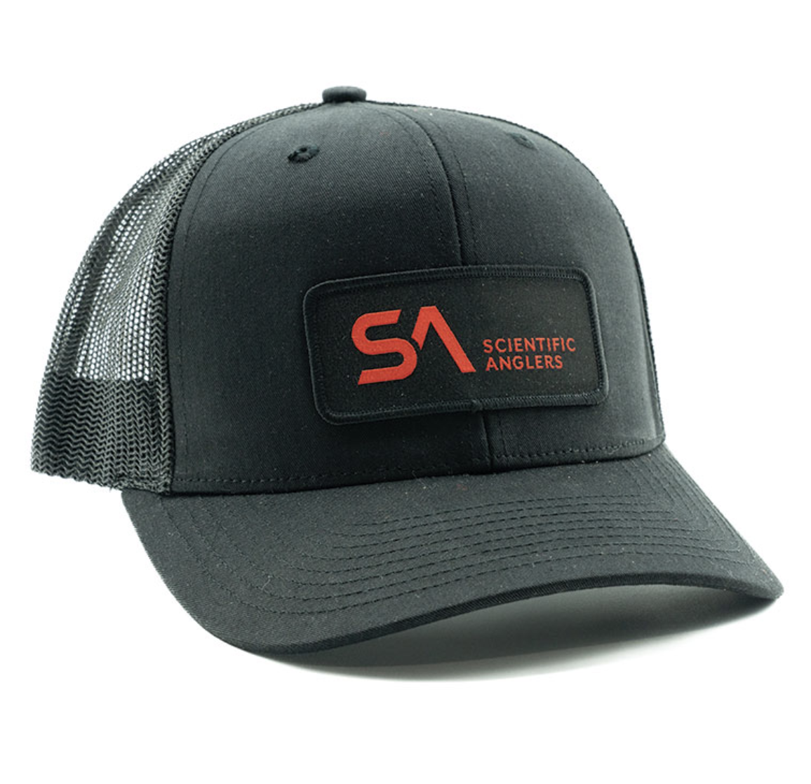 Scientific Anglers - SA Logo Patch - Black Mesh