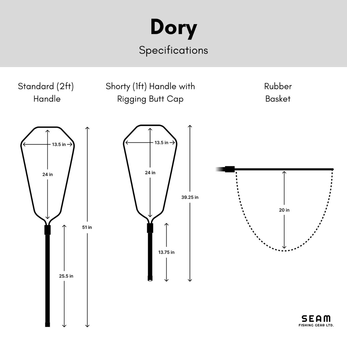 Seam Fishing Dory Net