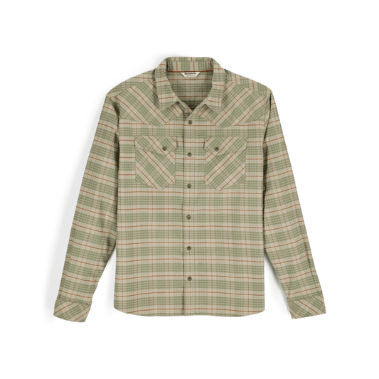 Simms Men's Brackett Flannel Shirt stone
