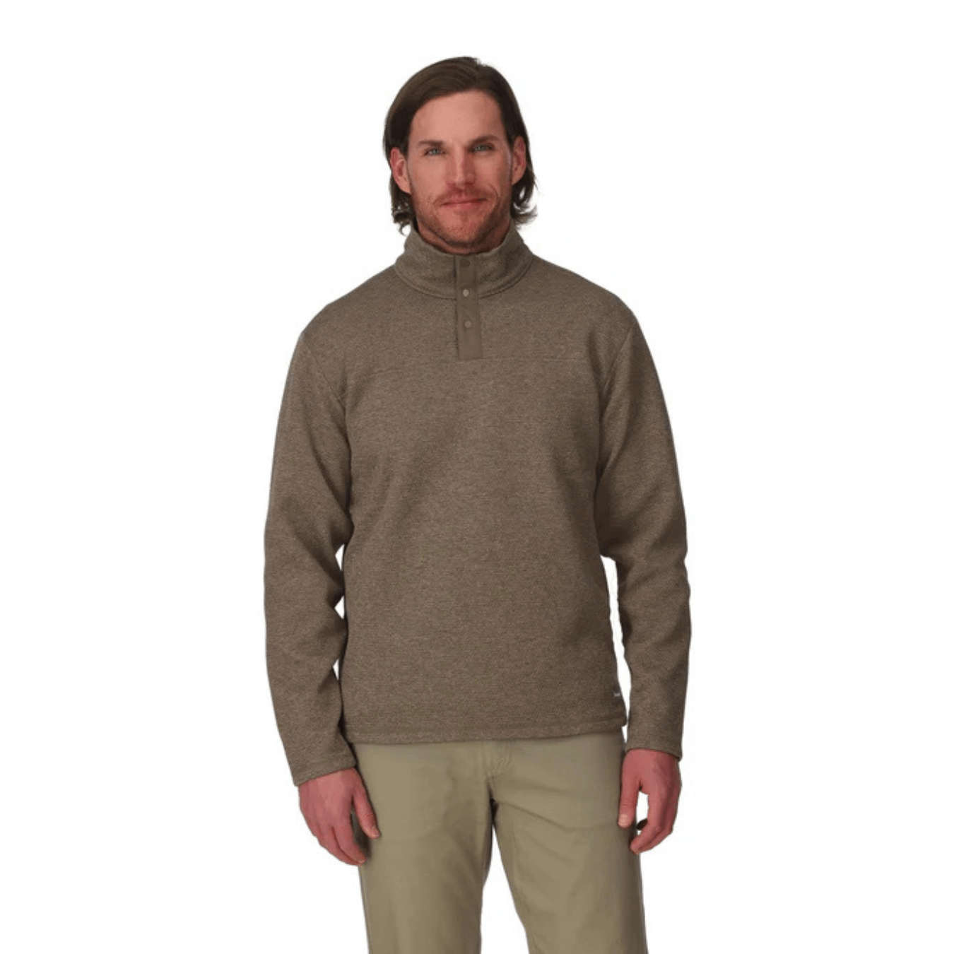 Simms Men's Harbor Sweater sturgeon 3